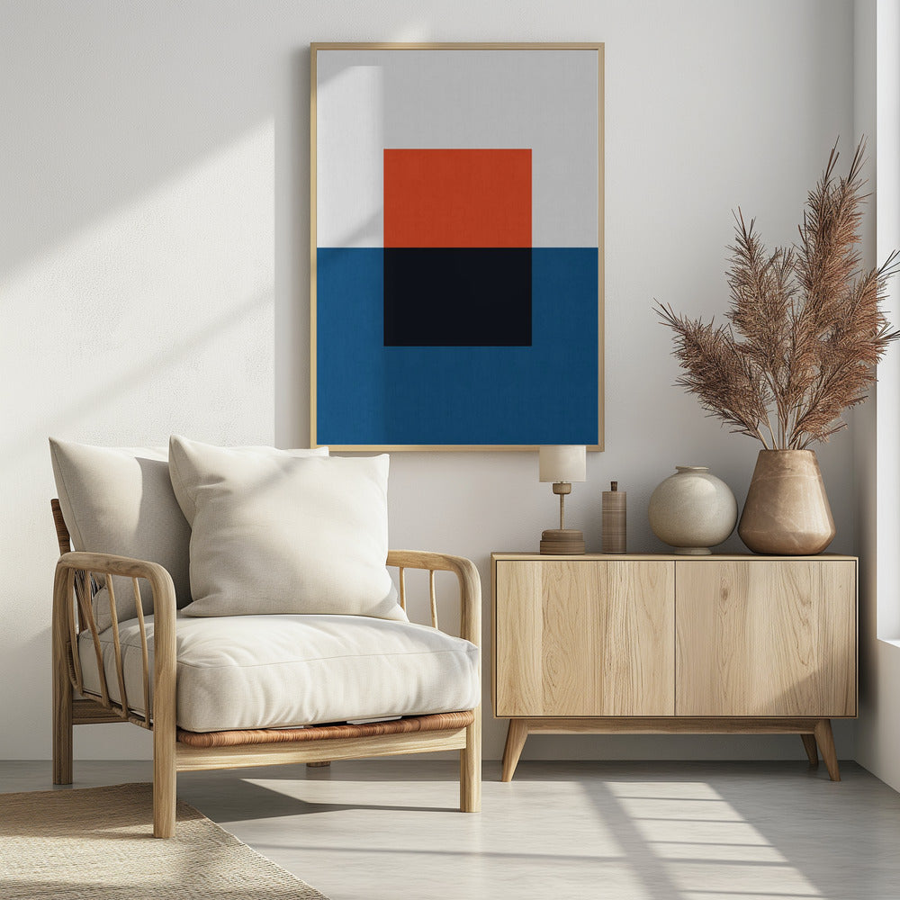 Blue and red 2 | Poster