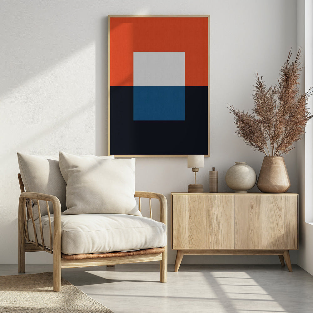 Blue and red 3 | Poster