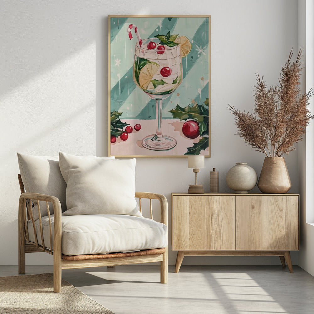 Christmas Mojito Cocktail | Poster
