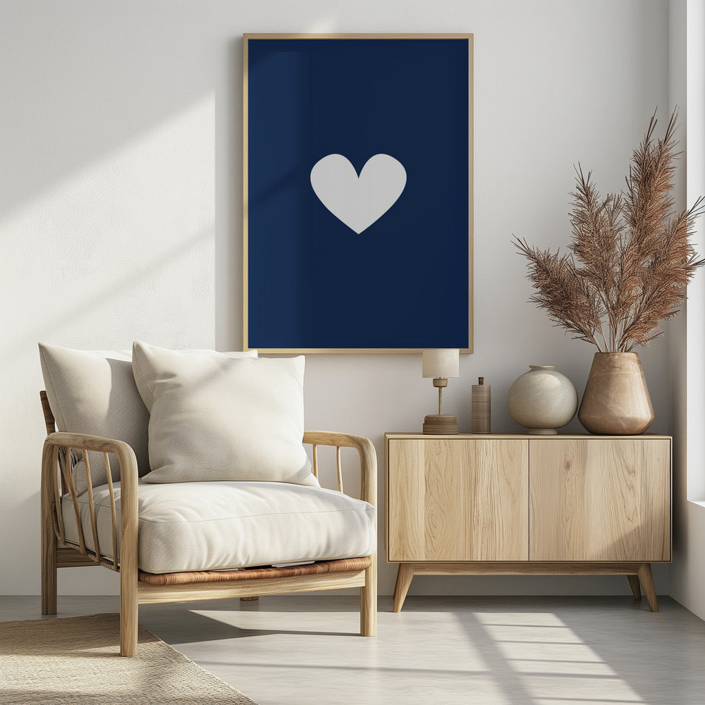 Little Navy Heart | Poster