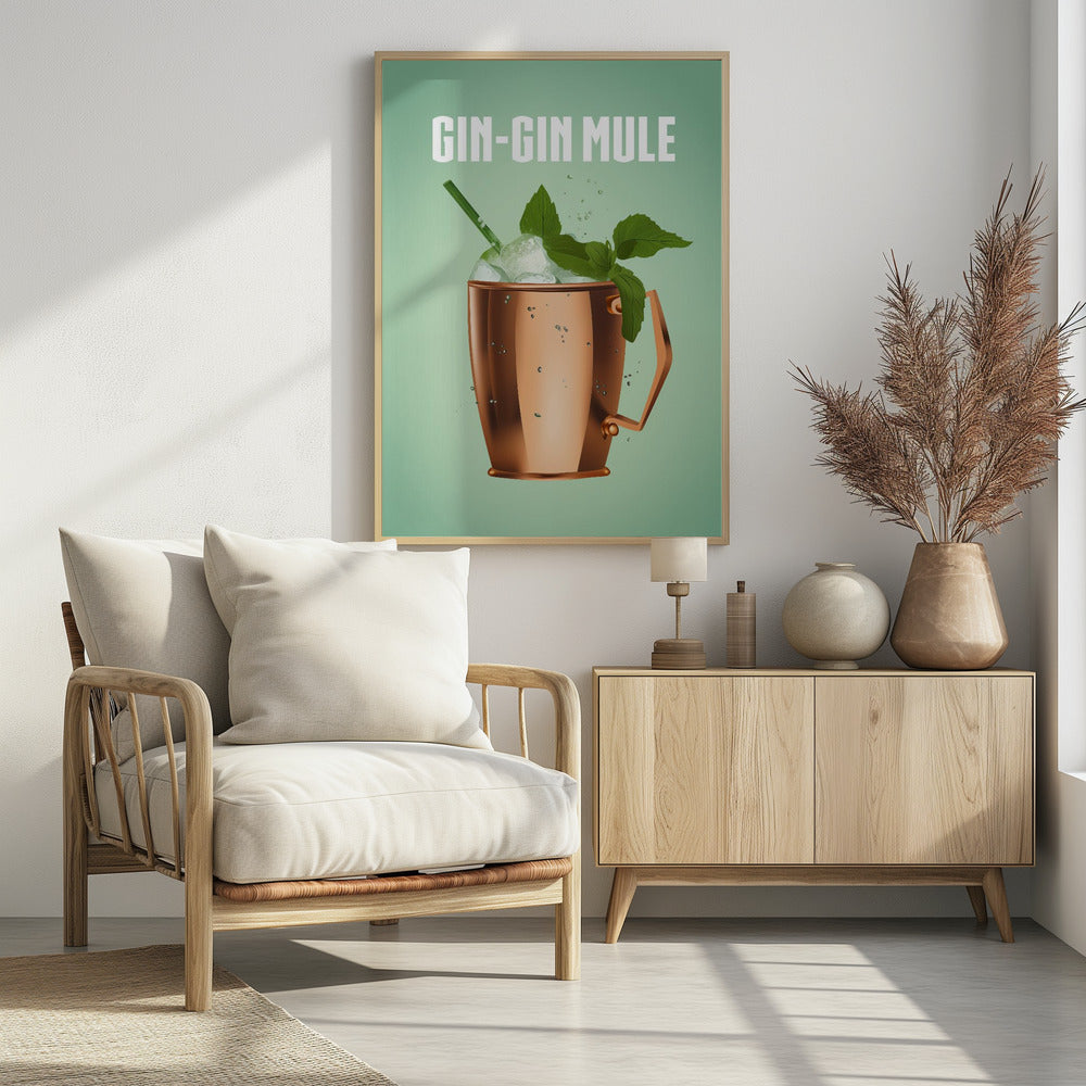 Gin Gin Mule Copper | Poster