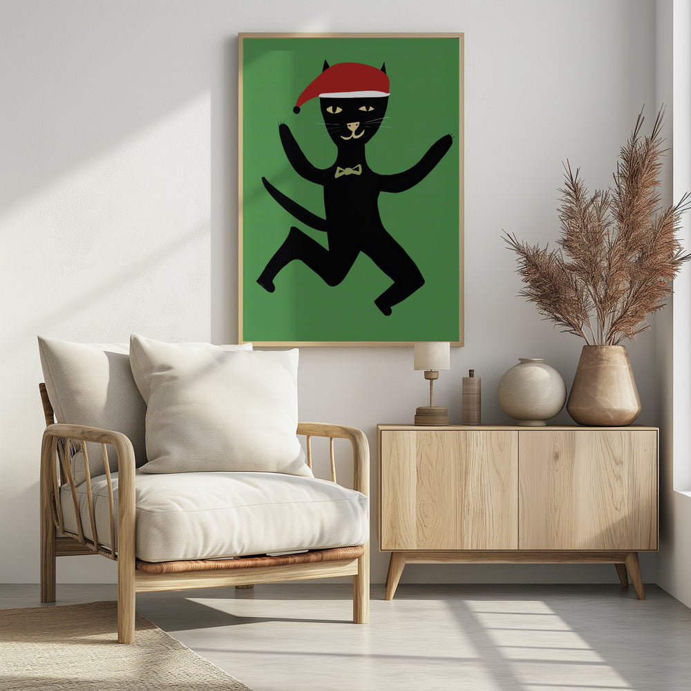 Xmas cat | Poster