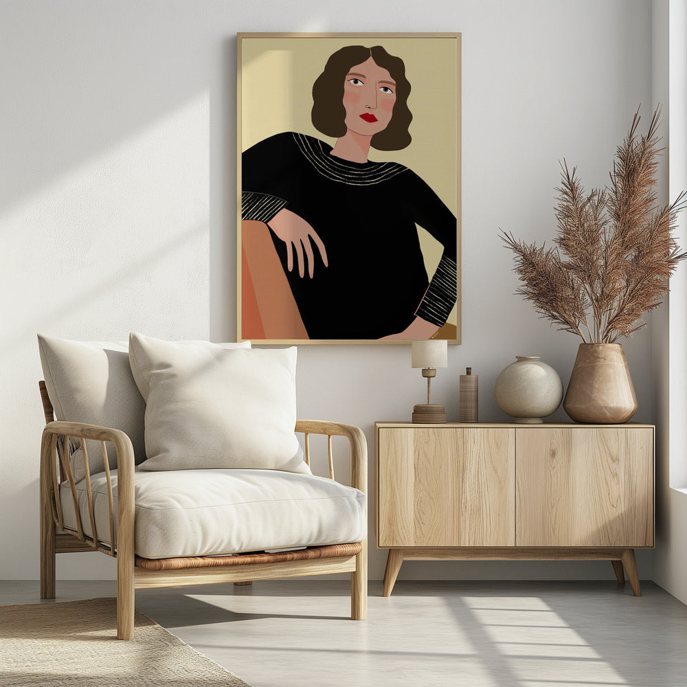 Woman relaxing | Poster