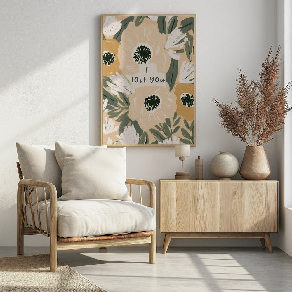 Floral Love Note | Poster