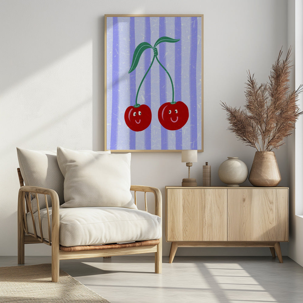 Hello cherries | Poster
