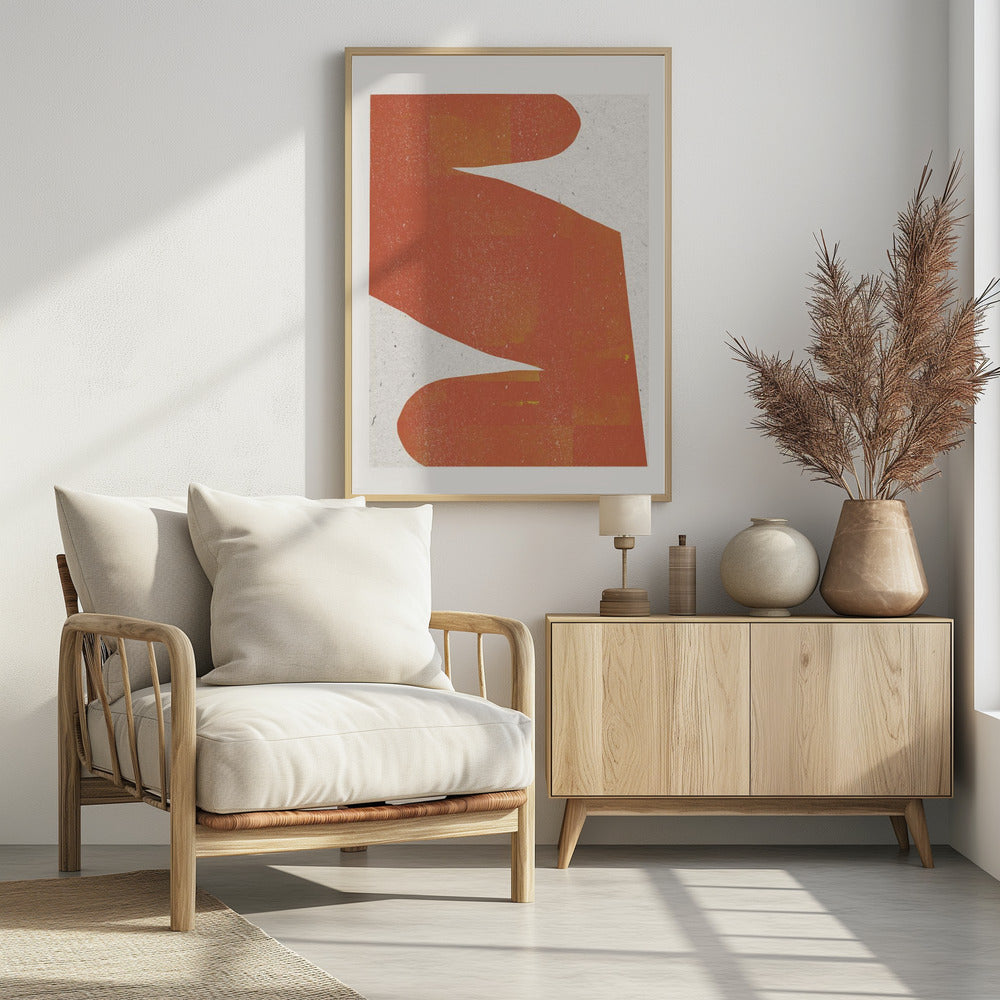 Orange Silhouette | Poster