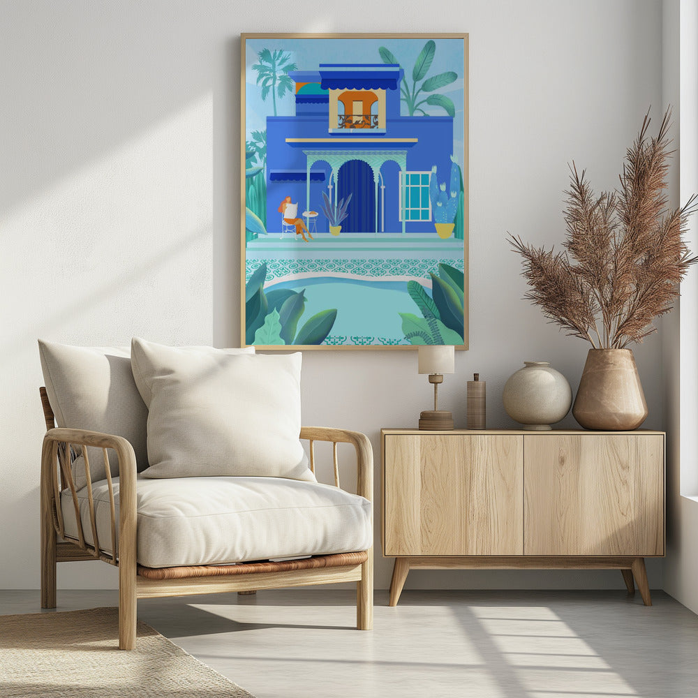 Blue Oasis | Poster