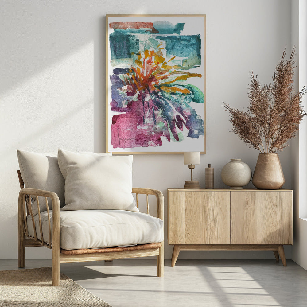 Orchid Passion Watercolor | Poster