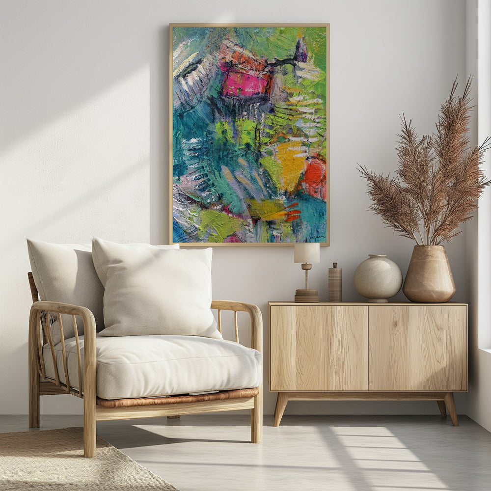 Expressionist Colorful Abstract | Poster