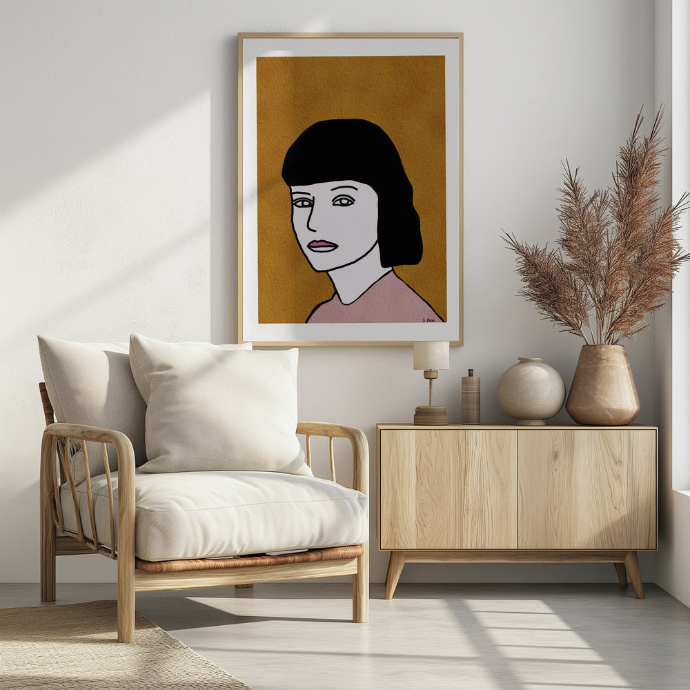 Lady looking | Poster