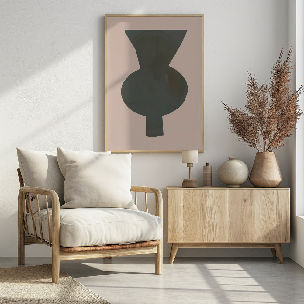 Mocha Vase Form 1 | Poster