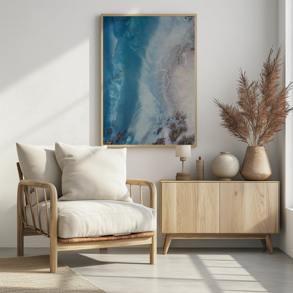 Aerial Beach  - Seaside Whispers 1 | Poster