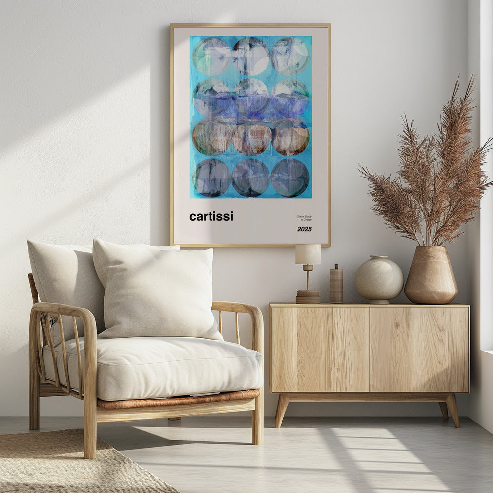 Colour Study In Circles | Poster