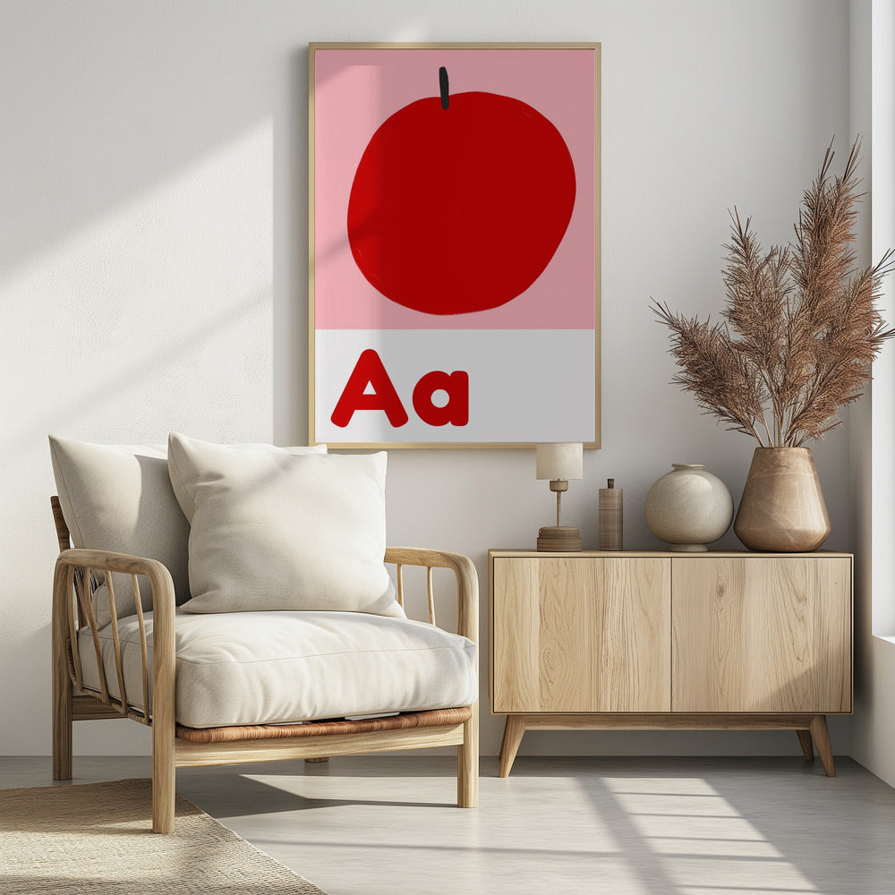 Red Apple Alphabet | Poster