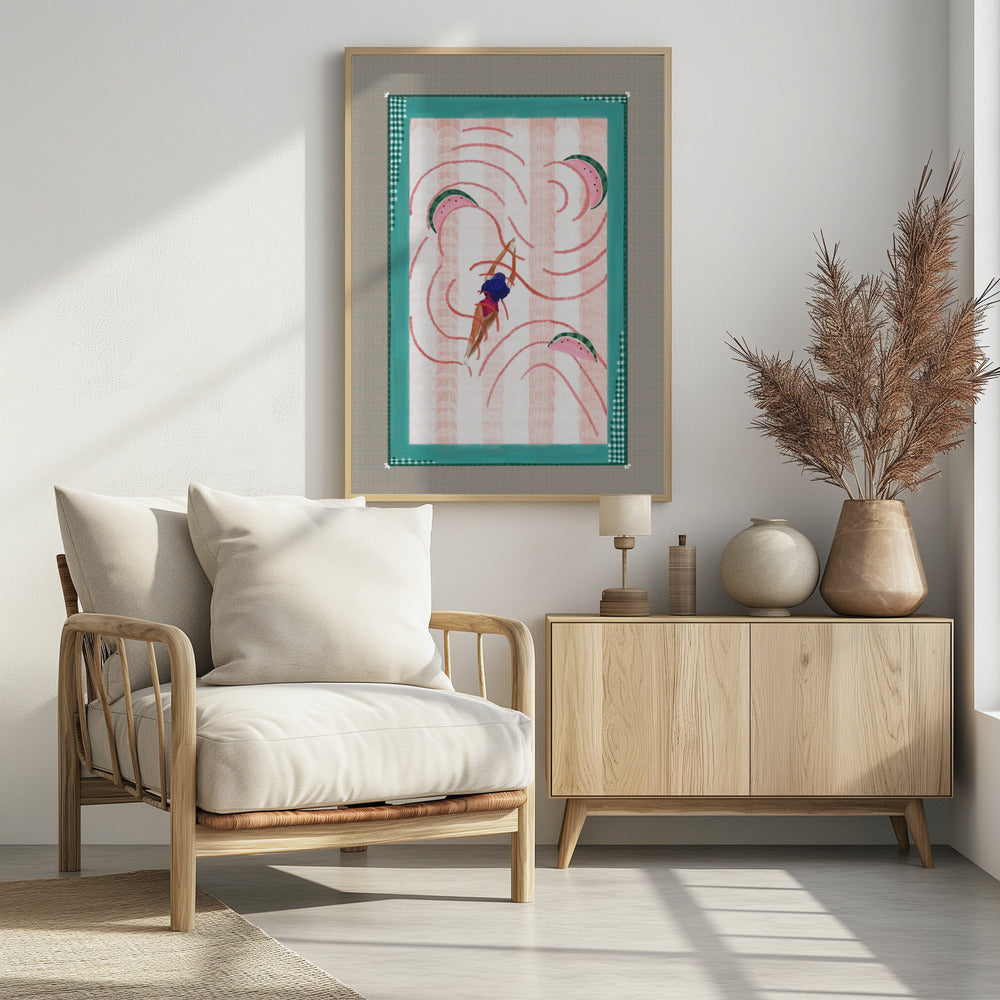 Watermelon dive | Poster