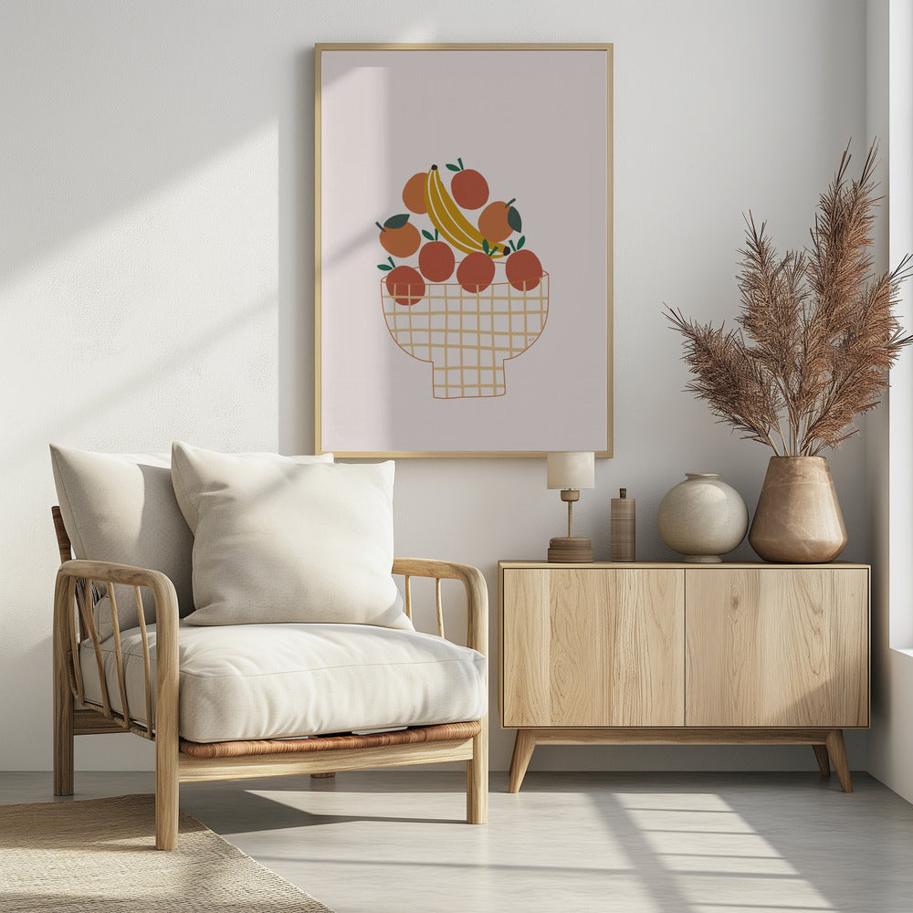 Colorful Fruit Bowl | Poster