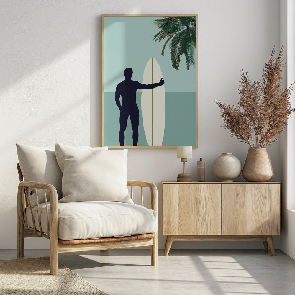 Surf Blue 1 | Poster