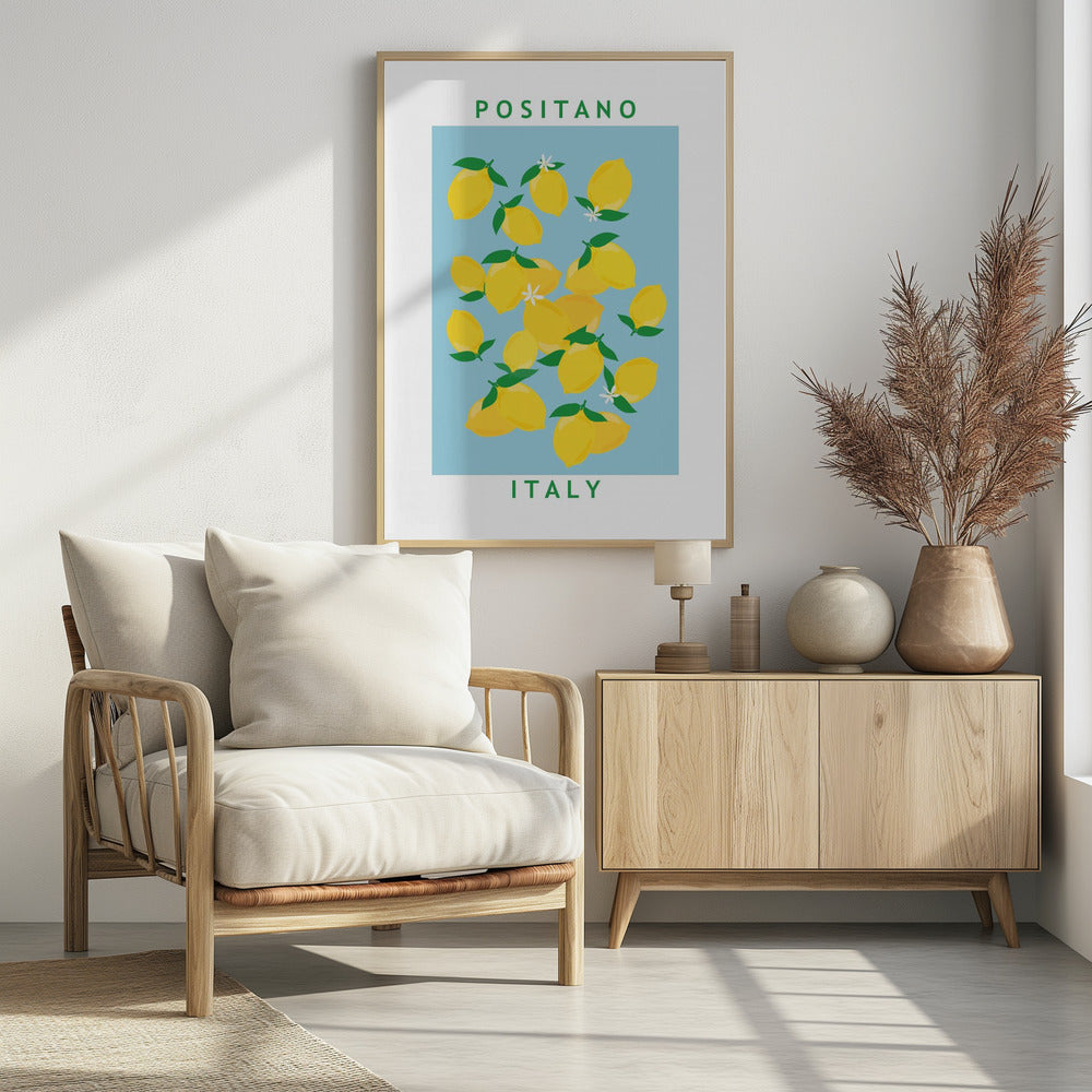 Lemons Flower Market | Poster