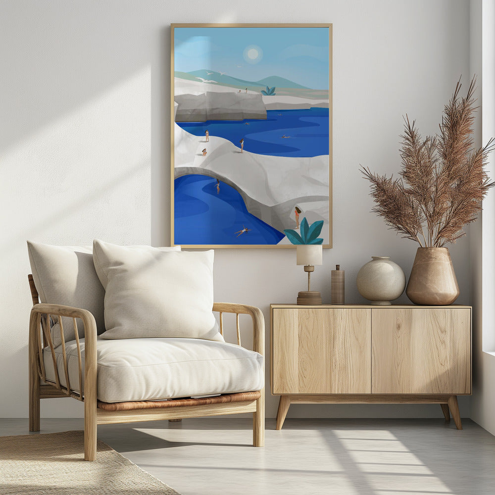 Cliff Jumping, Greece | Poster