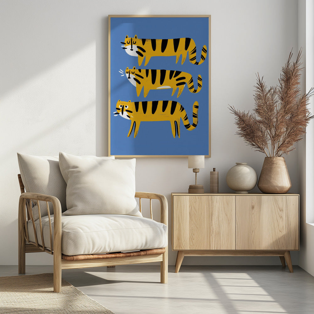 Tiger Trio Parade | Poster