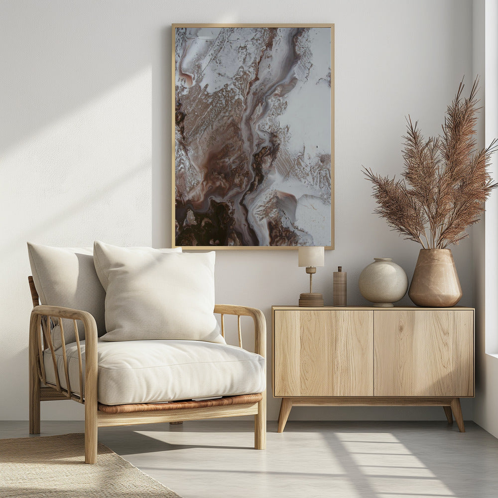 Timeless Art -Earthly Currents 2 - earth marble | Poster