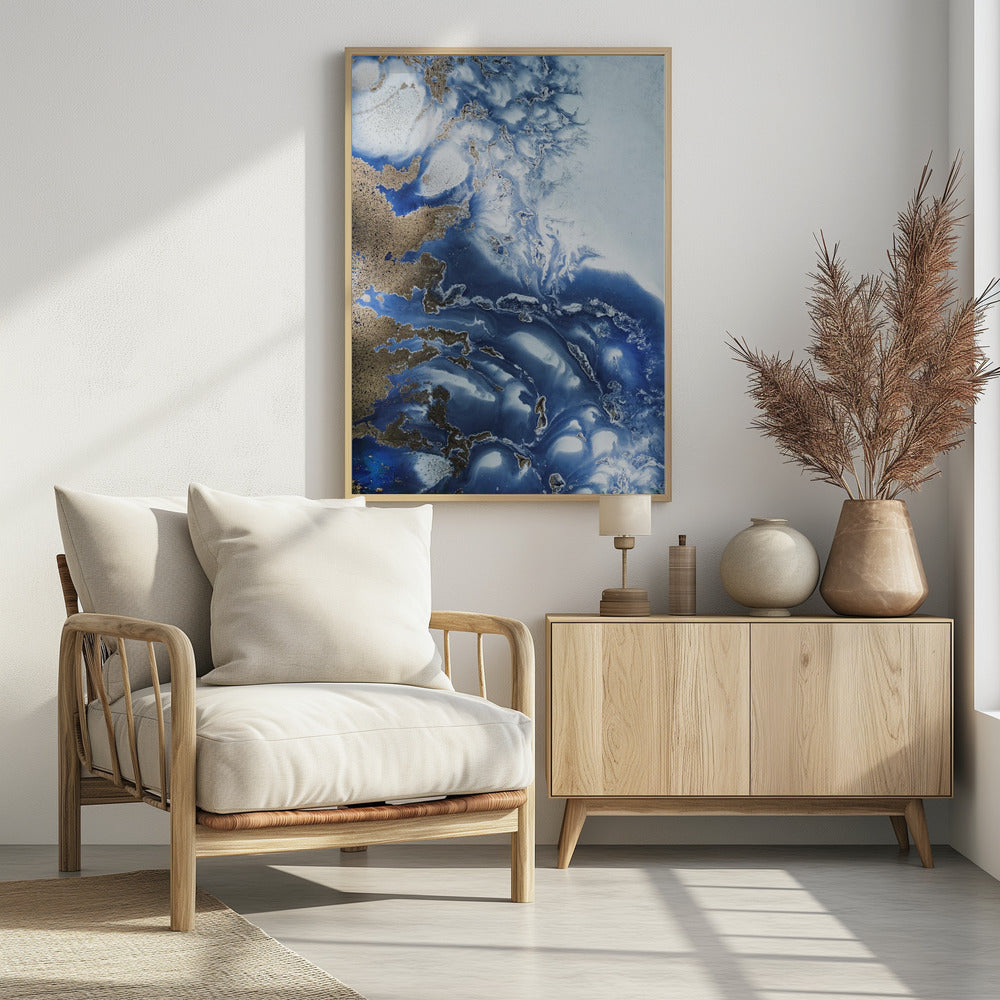 Peaceful - Ocean Wave Waltz  - Oceanic textures | Poster