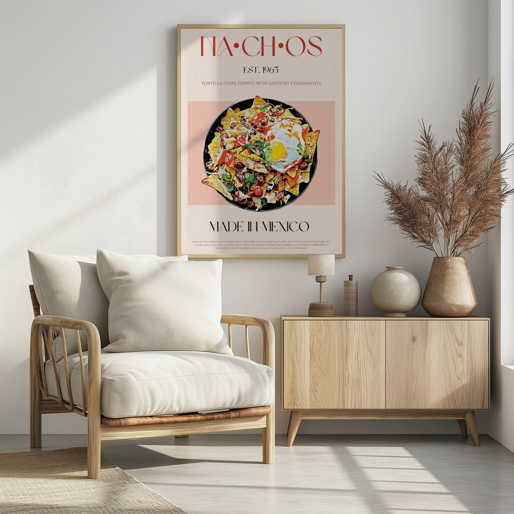 Colorful Mexican Nachos | Poster