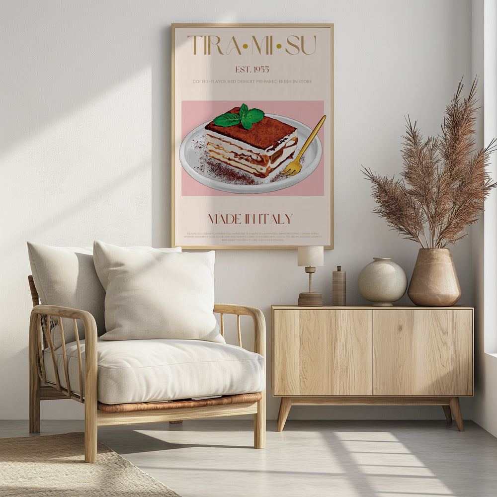 Classic Italian Tiramisu Print | Poster