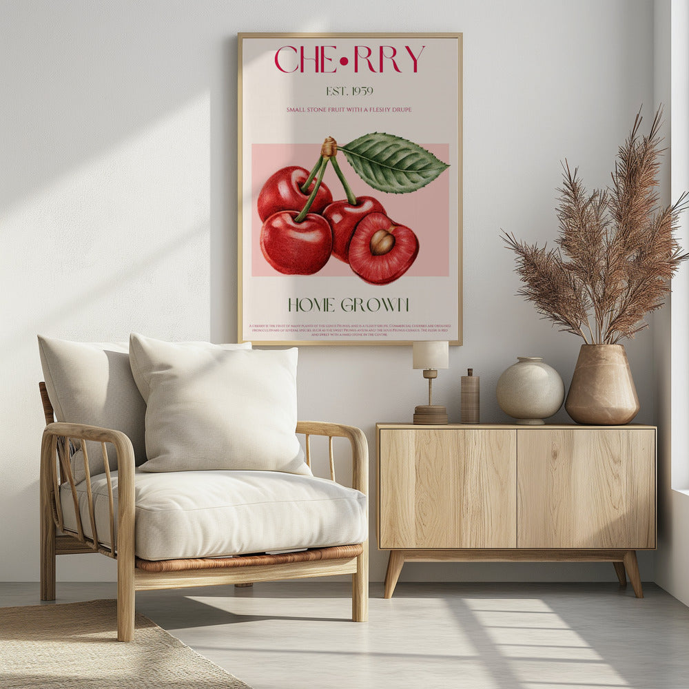 Sweet Red Cherries | Poster