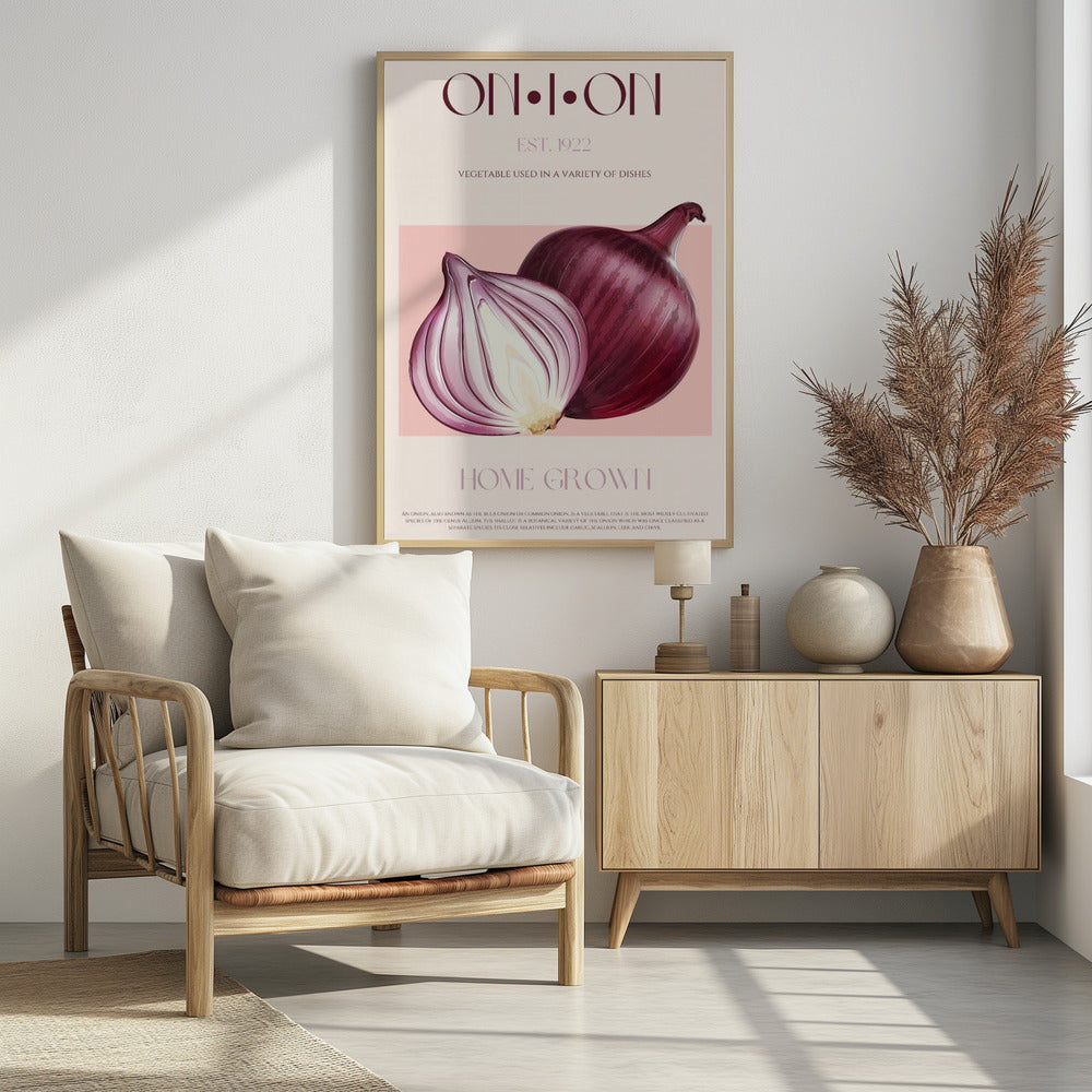 Onion Elegance | Poster