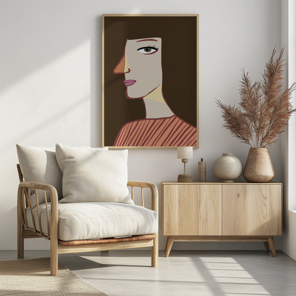 Woman profile | Poster