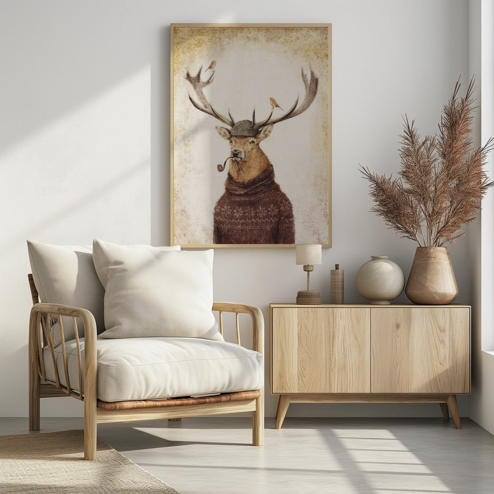 Winter Stag | Poster