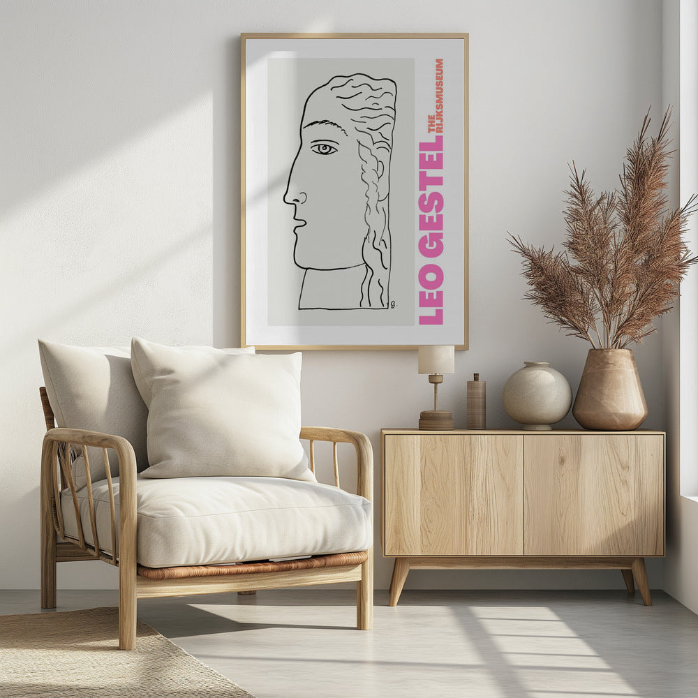 Elegant Profile Sketch | Poster