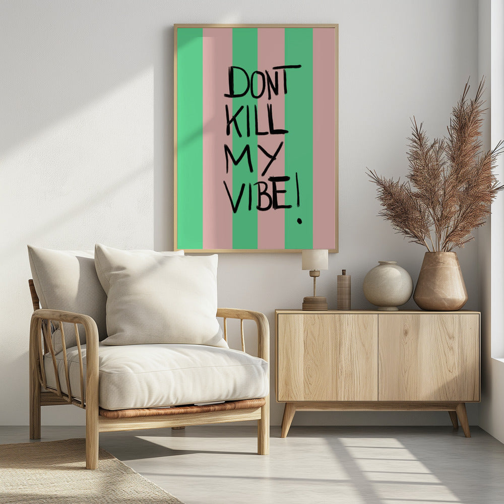 Vibrant Stripes Message | Poster