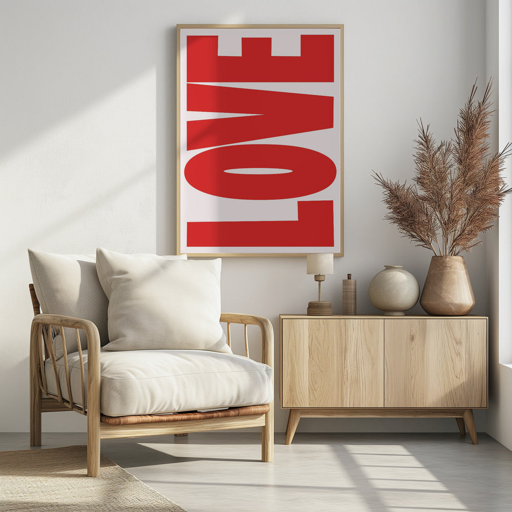 Bold Red Message | Poster