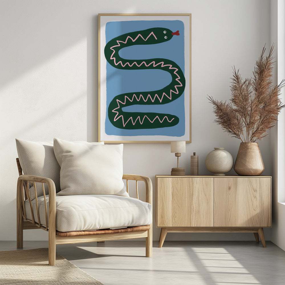 Wiggly Serpent Tale | Poster