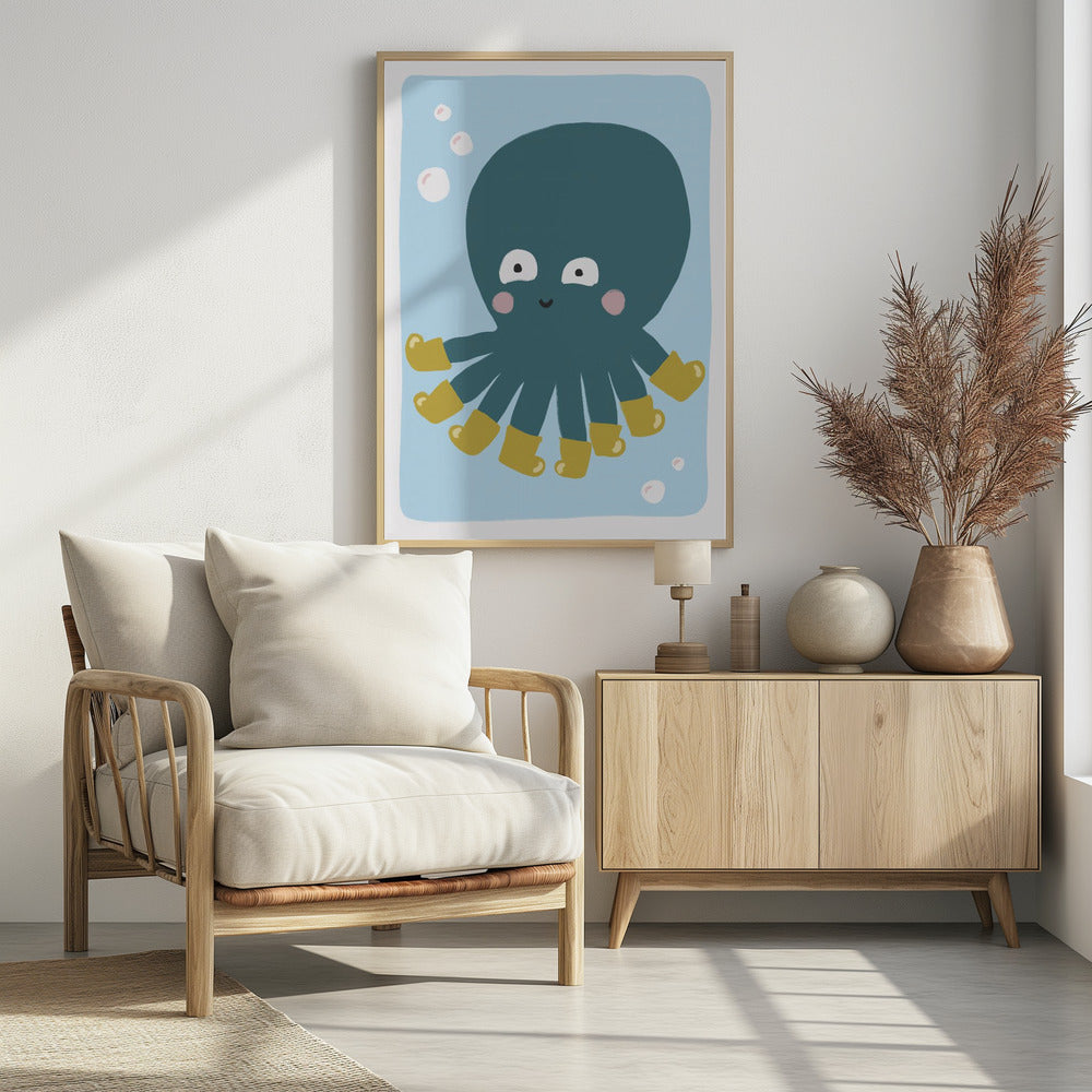 Booted Octopus Fun | Poster