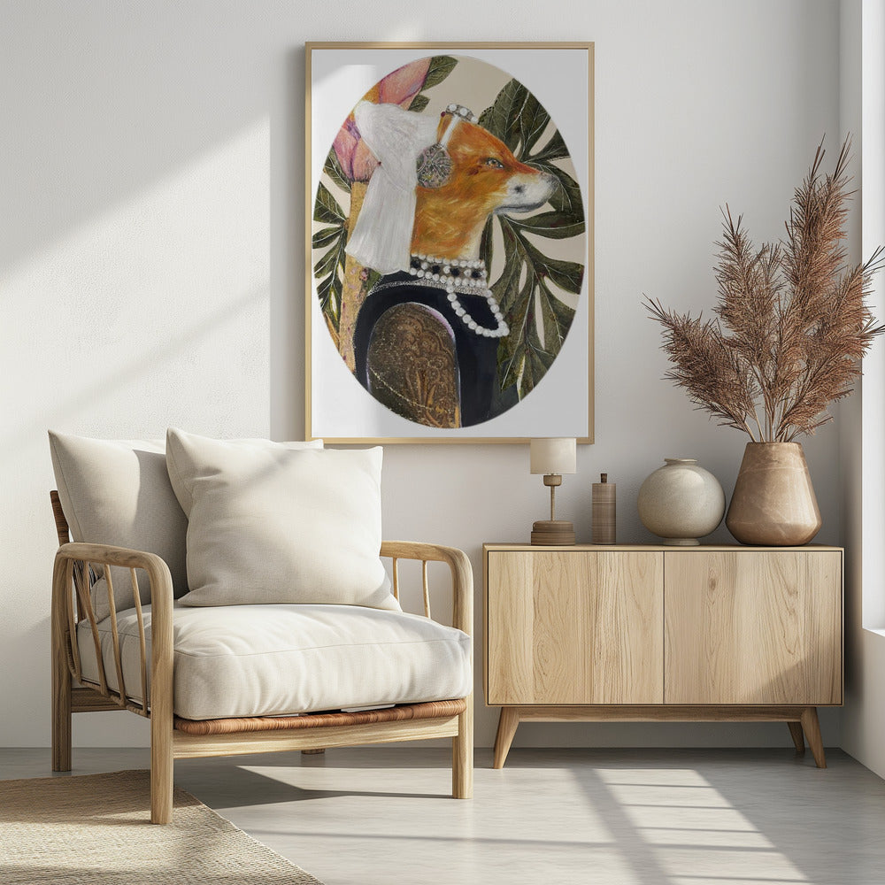 Fox Dressed In Renaissance Attire | Poster