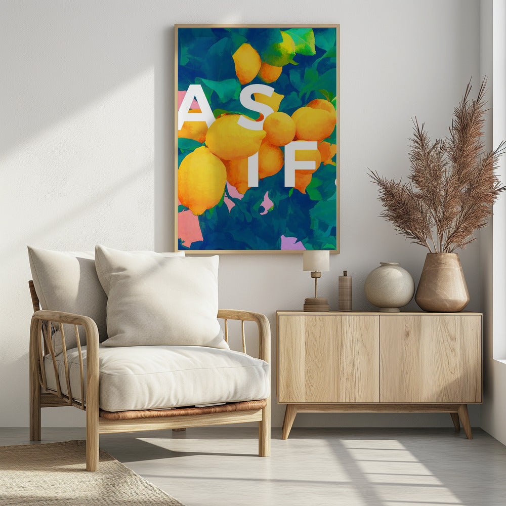 Bright Yellow Lemons | Poster
