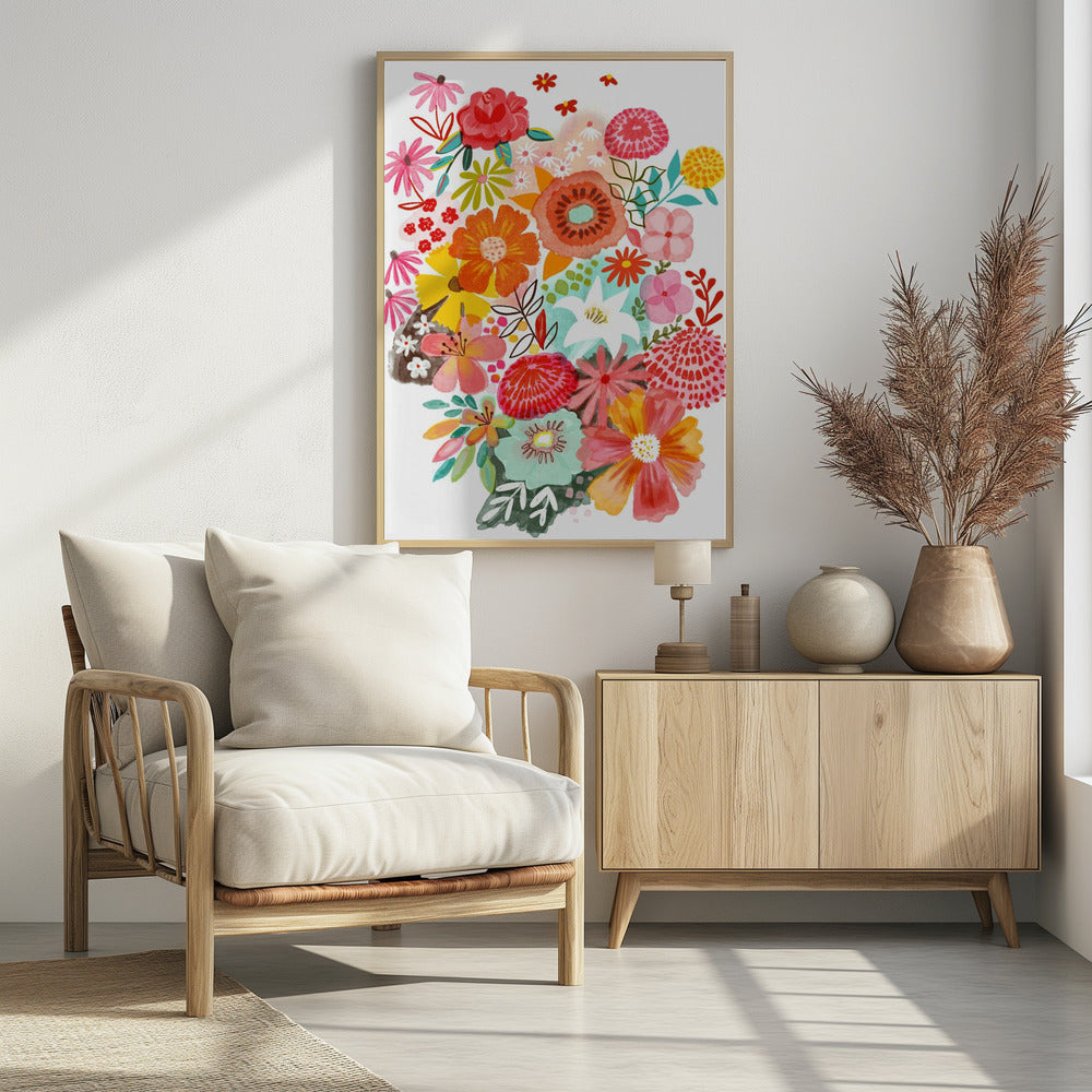 Summer Garden In Full Bloom | Poster