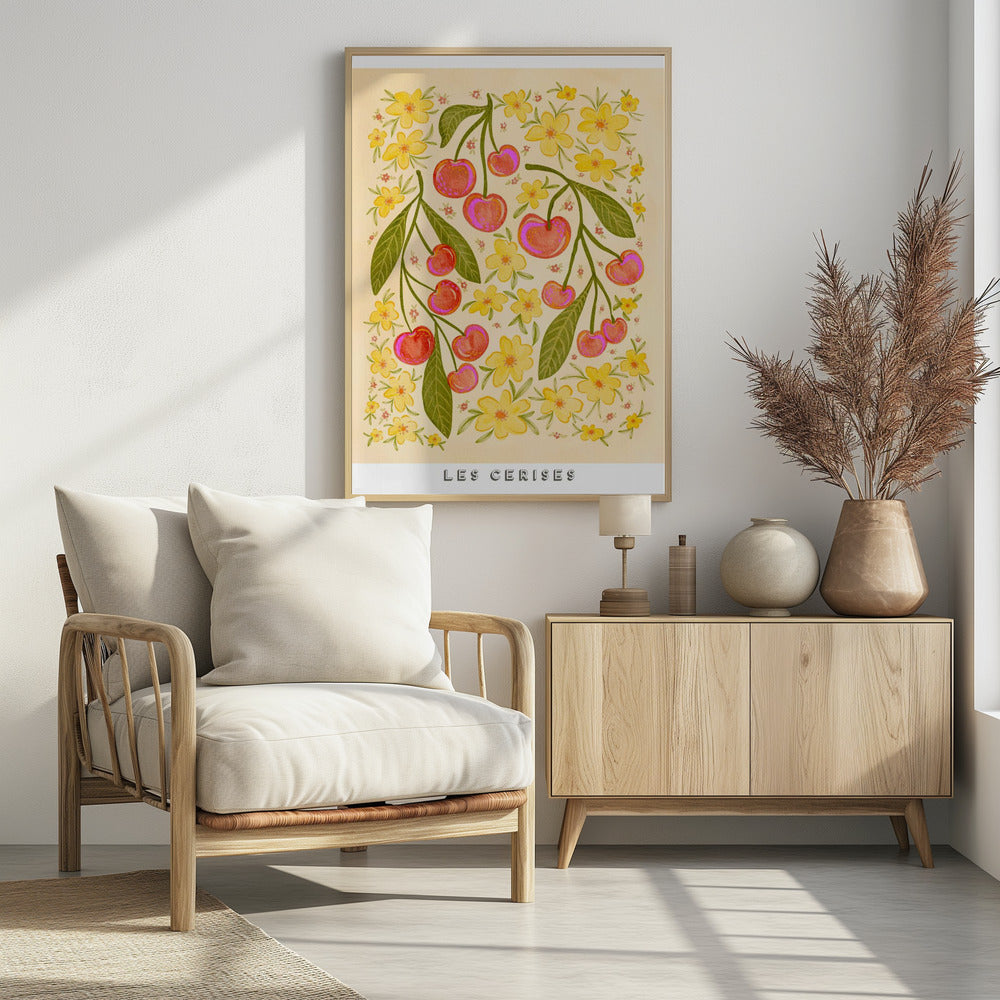 Whimsical Cherry-Themed Design | Poster