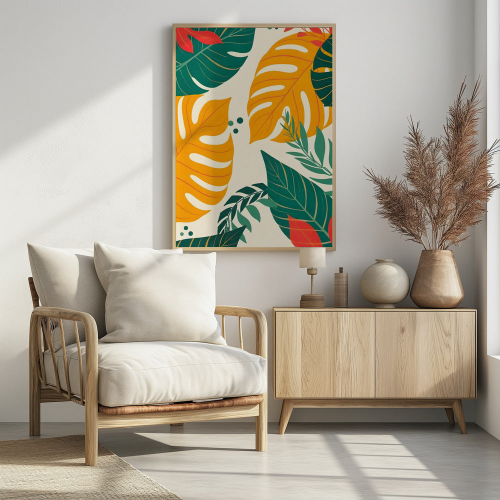 Golden Tropics Vibes | Poster