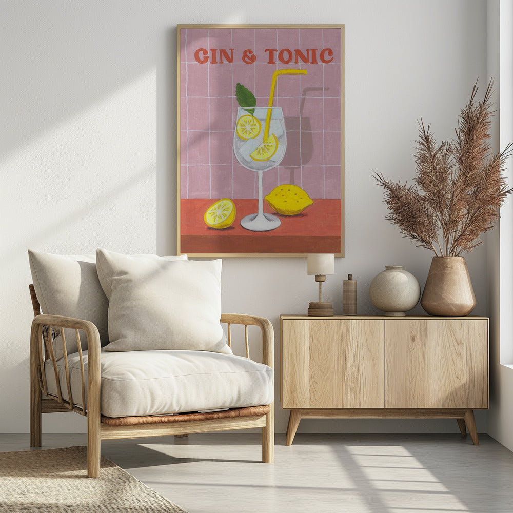 Gin and Tonic Cocktail | Poster
