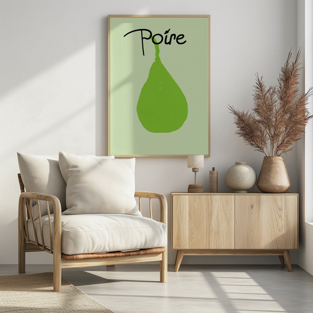 Green Pear Delight | Poster