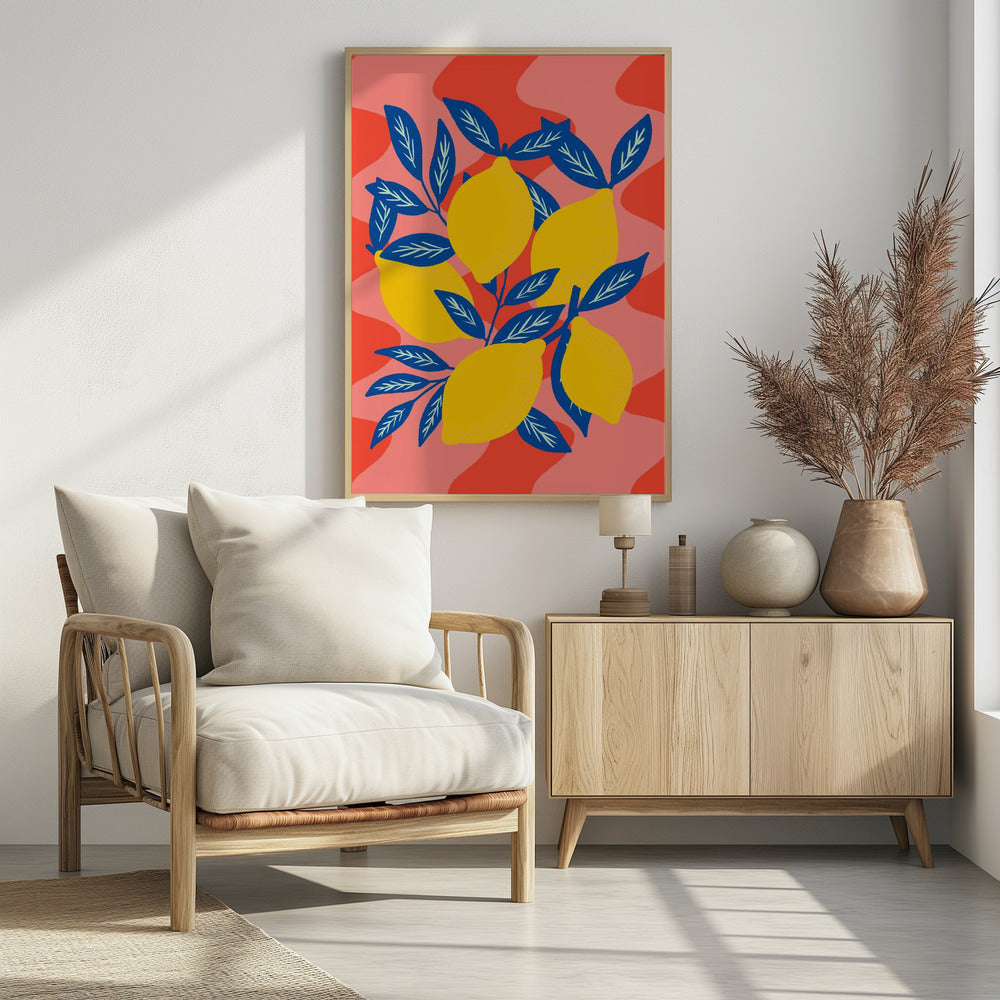 Lively Lemon Burst | Poster