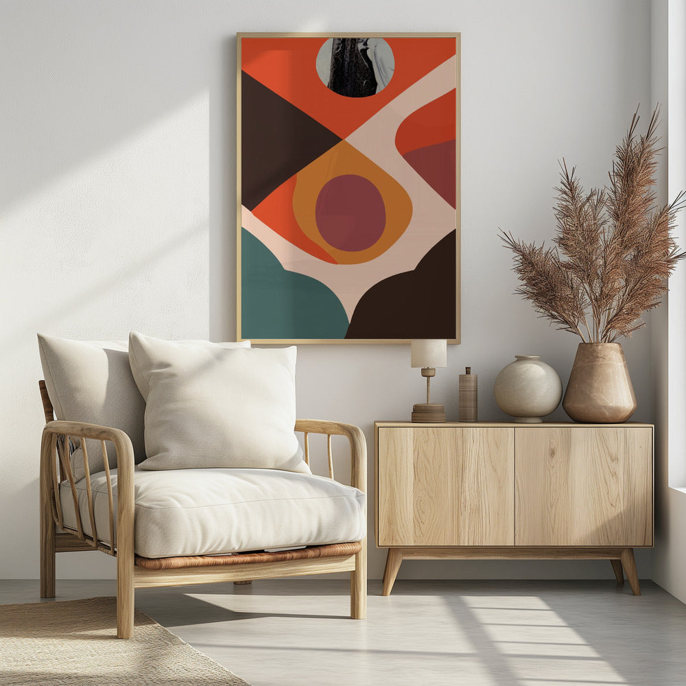 Geometric Forms And Muted Colors | Poster
