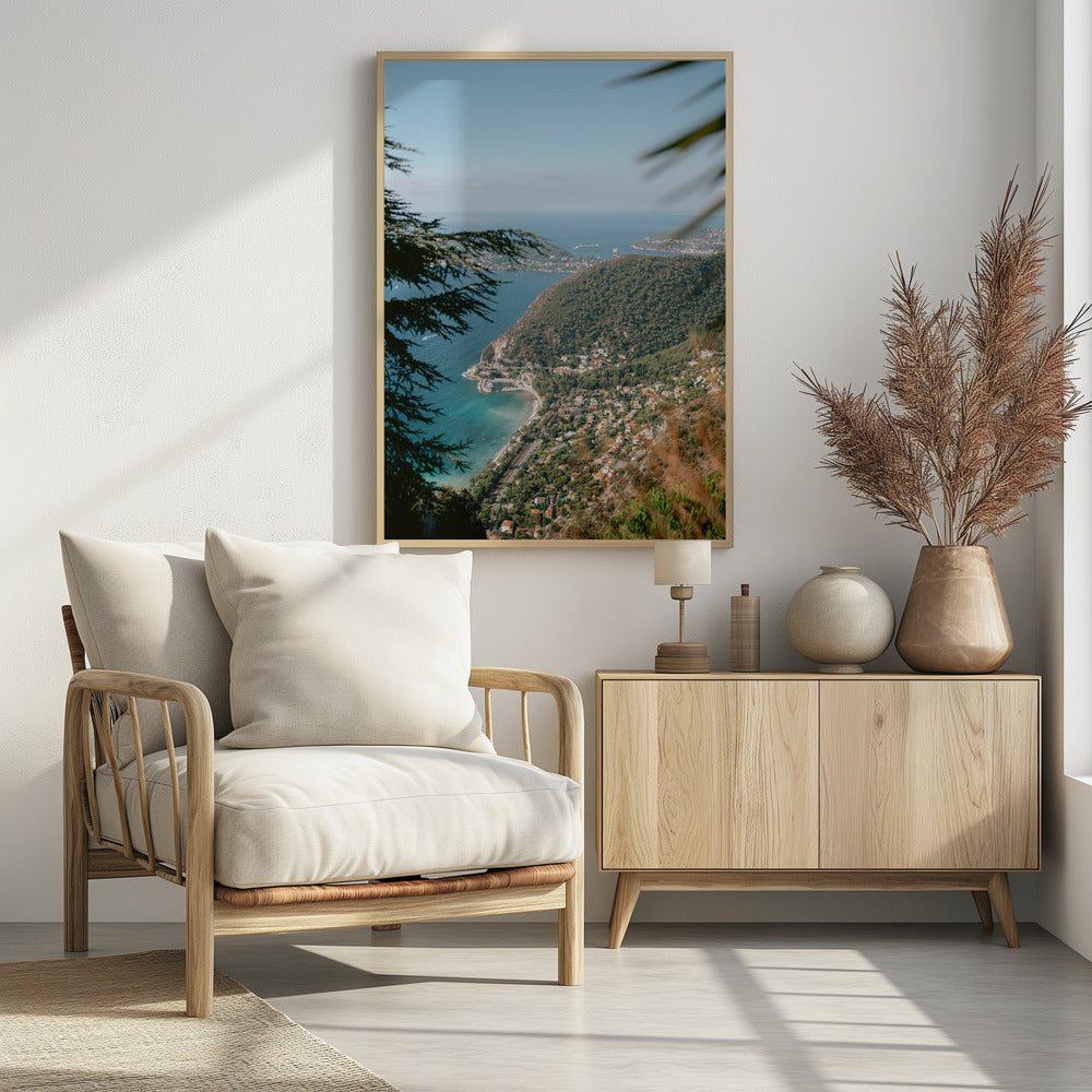 Green Hills And Turquoise Waters | Poster