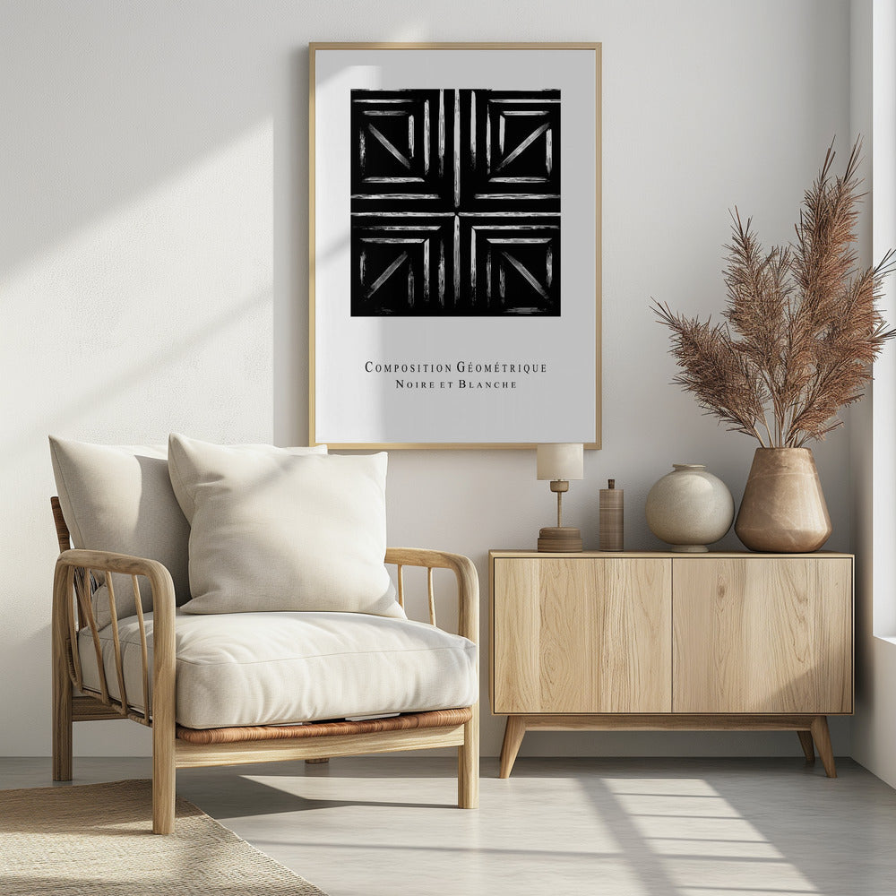 Monochrome Geometry | Poster