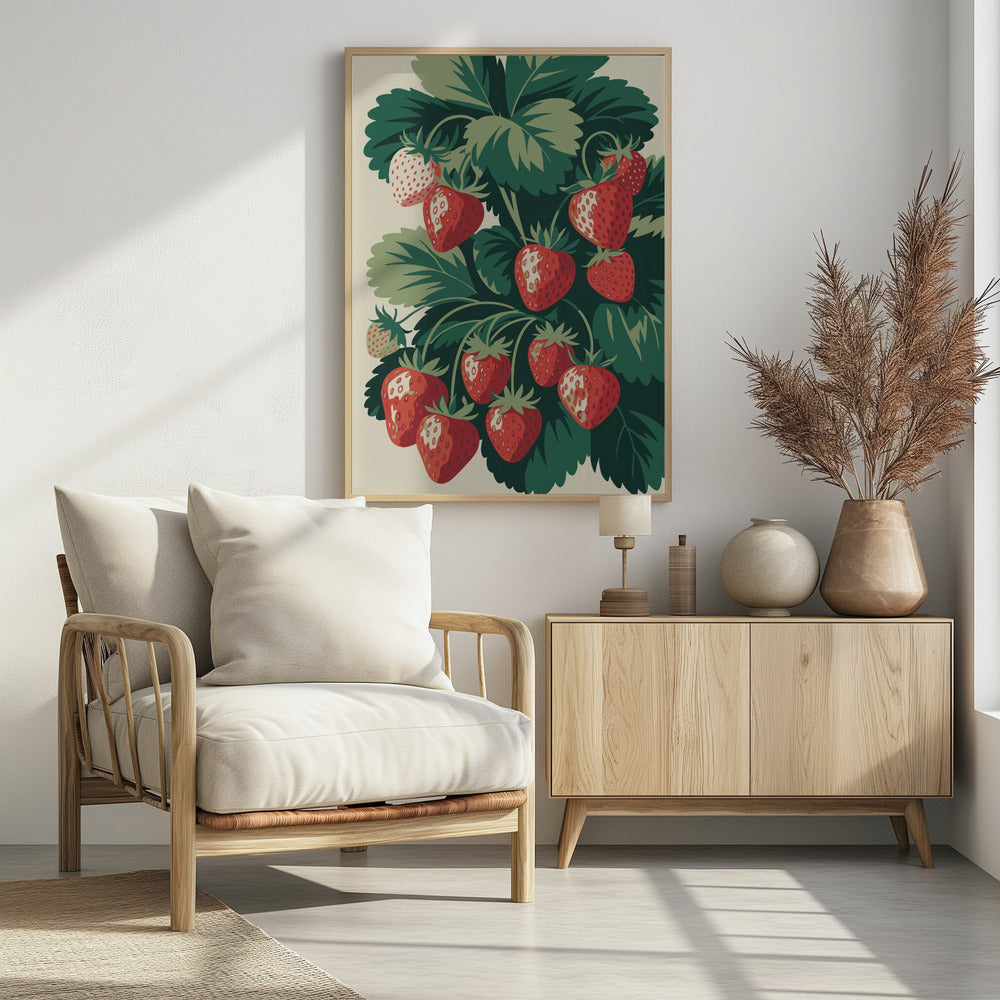 Juicy Strawberry Delight | Poster
