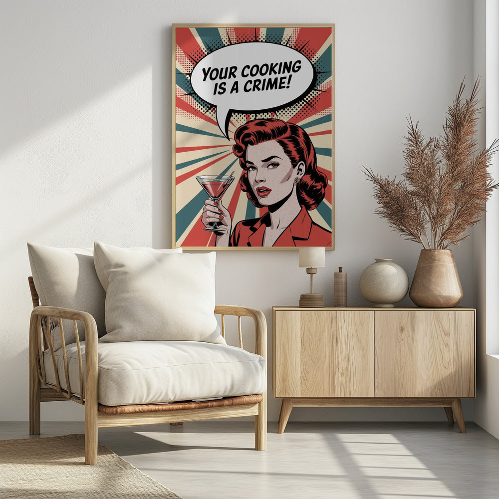 Retro Culinary Roast | Poster